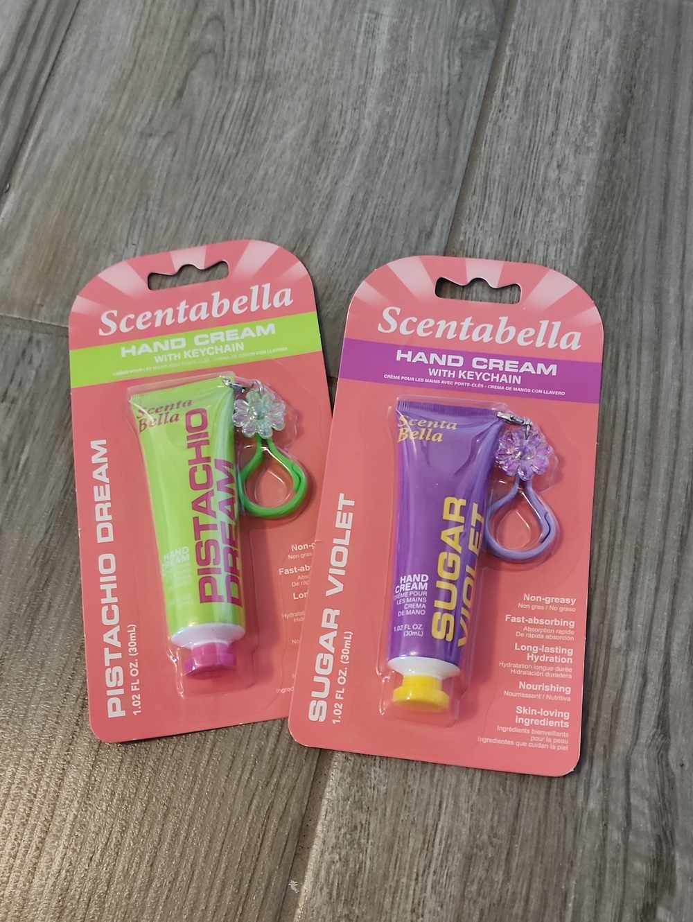 NWT Scentabella Hand Cream Keychain Bundle